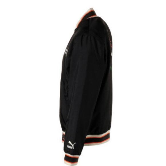 PUMA x RANDOM EVENT Bomber Jacket Men’s Sz‎ Large L Puma Black 596661-01 $180 - Picture 4 of 8